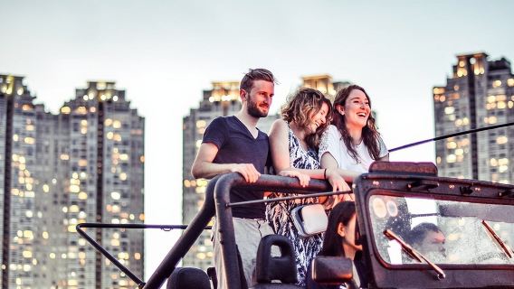 Private Jeep Tour Saigon by Night: Foodie & City Tour