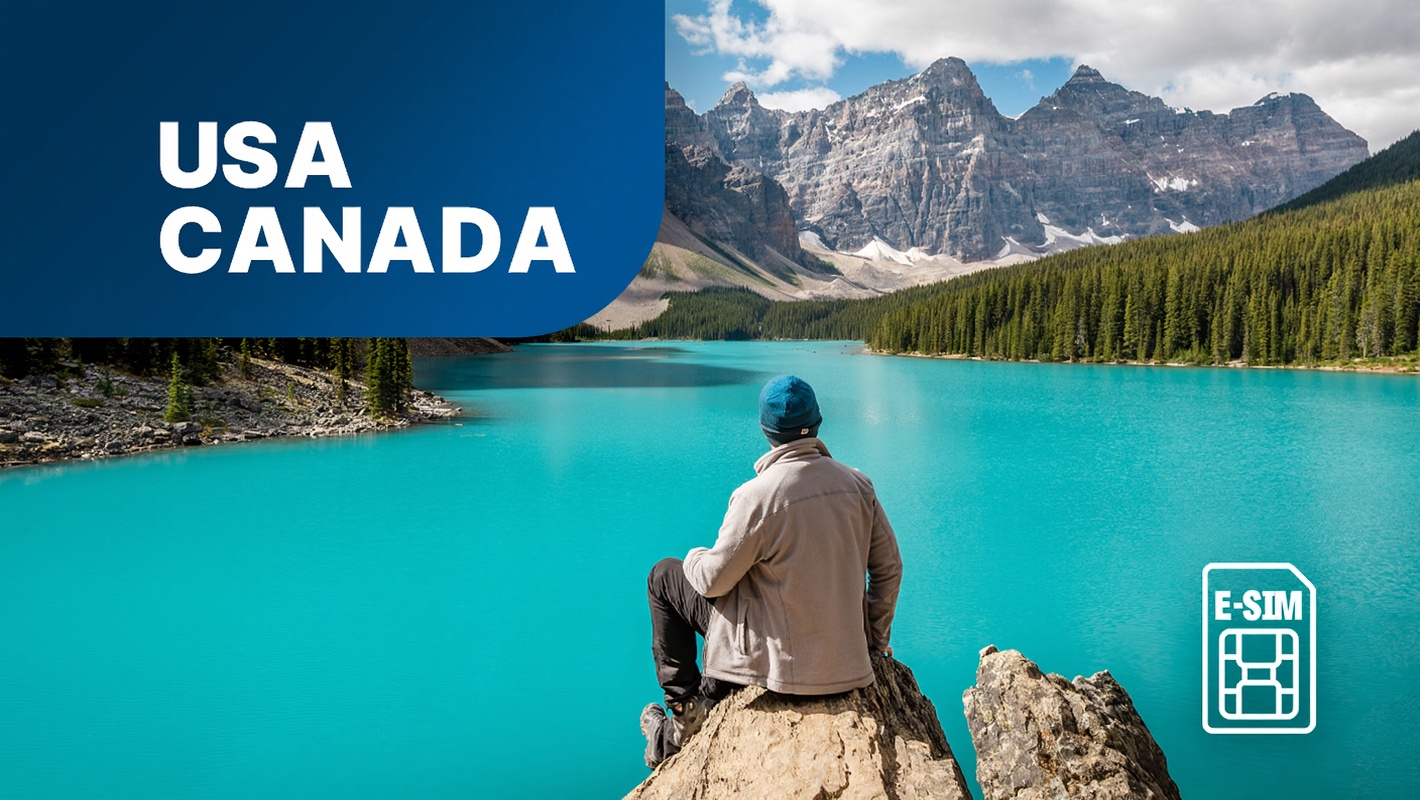 US · Canada eSIM | Unlimited 4G high-speed data