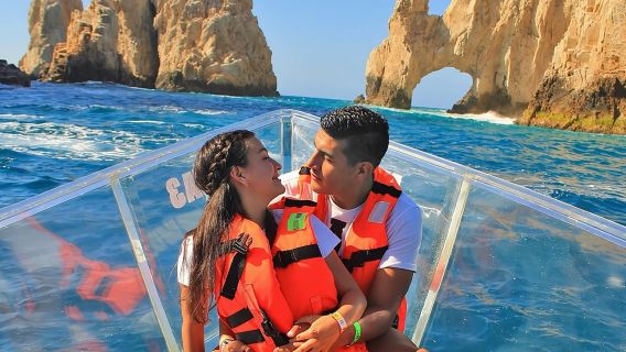 ชมทุกสิ่งทุกอย่างใน Cabo บน Cabo's Original Clear Boat Tour!