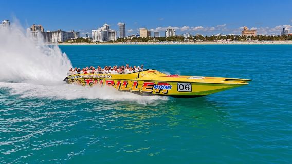 Thriller Miami speedboat tour