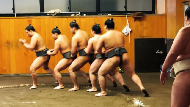 Assisti all'Allenamento Mattutino di Sumo nella Scuderia a Tokyo