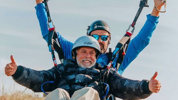 Nazaré: Vuelo en parapente biplaza