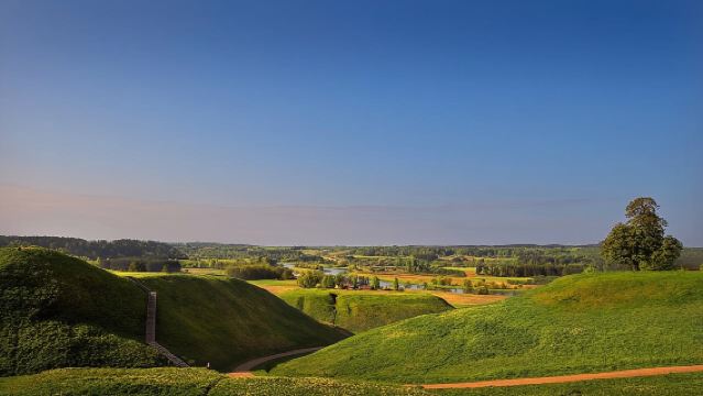 Day tour out of Vilnius: Paneriai holocaust park,Trakai castle, medieval Kernave