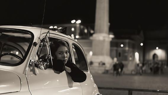 로마: 나이트 매직 빈티지 자동차 체험 사진 촬영