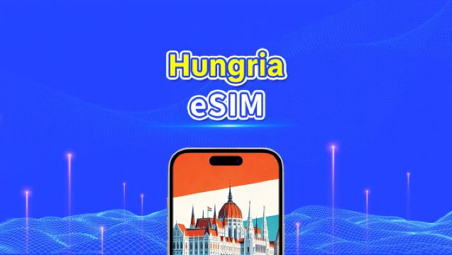 eSIM Hungria | Dados de alta velocidade | 5G/4G | Pacote diário/de dados | 24 horas | 1-30 dias | Código QR