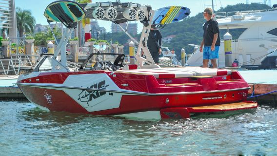 浙江紹興尾波衝浪體驗 造浪艇出海衝浪教學拼船包船尾波衝浪【百萬造浪艇+紹興實體店+專業教練+包船教學】