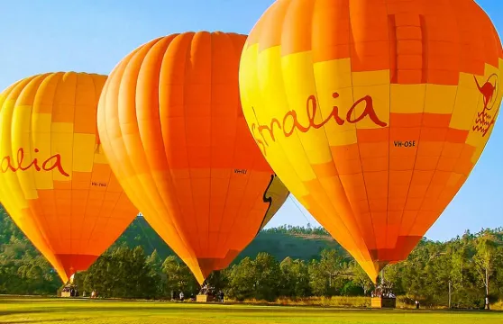 黃金海岸熱氣球追逐日出【含稅+可酒店/主題樂園接送+五星酒店/葡萄莊園香檳早餐+贈飛行證書】