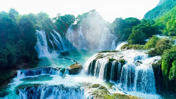 Guangxi Chongzuo Detian Cross-border Waterfall Customizable*Multilingual Local Guide* guide* private charter/ shared tour@