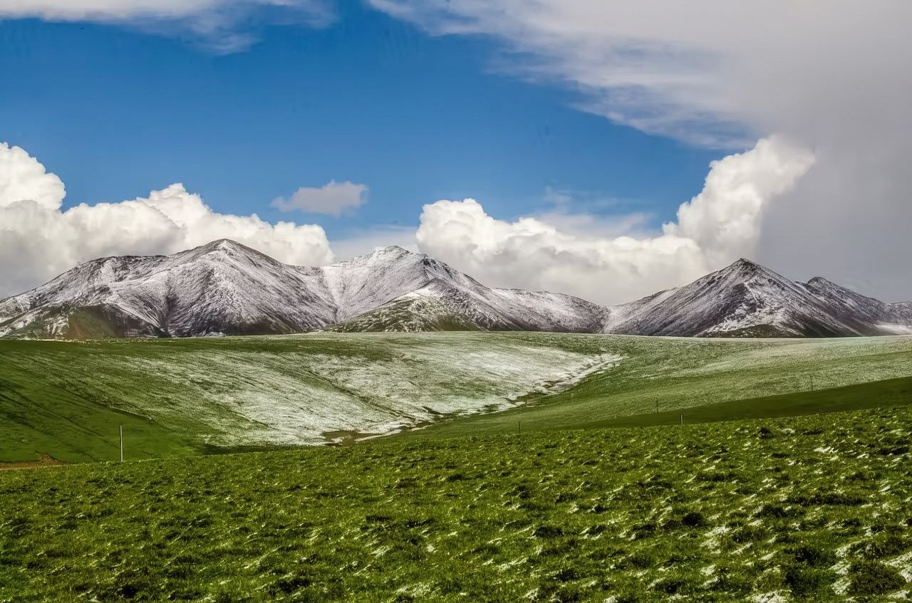 人生第一座雪山·祁連大草原+崗什卡雪峰·連心湖瀑布一日遊