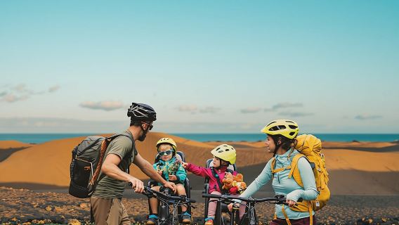 Maspalomas Dunes, Playa del Inglés E-Bike Family Tour