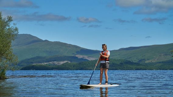 Лусс: прокат досок для серфинга на озере Лох-Ломонд