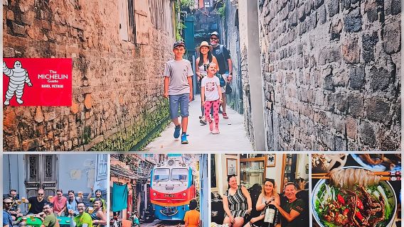 Hanoi Michelin Star Walking Food Tour & Train Street