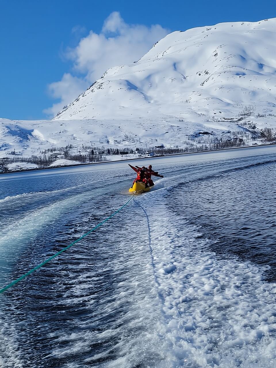 Tromsø: Banana Tube Ride with Arctic Floating
