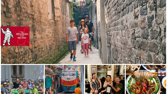 Hanoi Michelin Star Walking Food Tour & Train Street