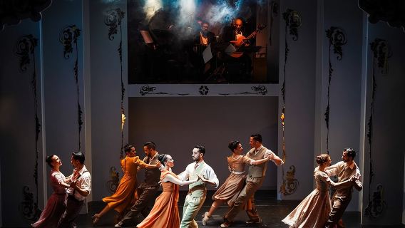 การแสดงที่ Mítico Café Los Angelitos พร้อมอาหารค่ำและบริการรับส่งที่เลือกได้