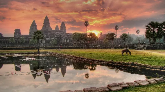 Cambodia Siem Reap Angkor Wat 1-day tour[Small Big Circle private charter|English-speaking driver|Optional Chinese guide