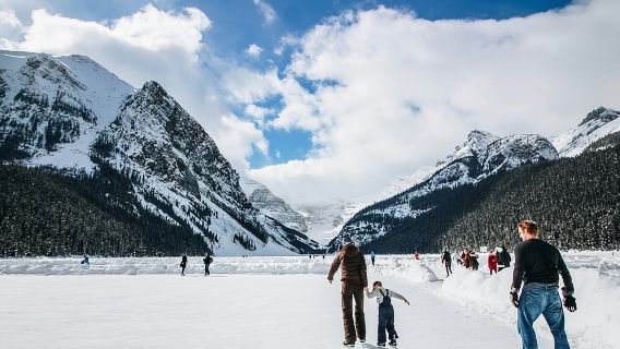Gita invernale di un giorno: Lago Louise, Marble Canyon, Lago Emerald, Banff