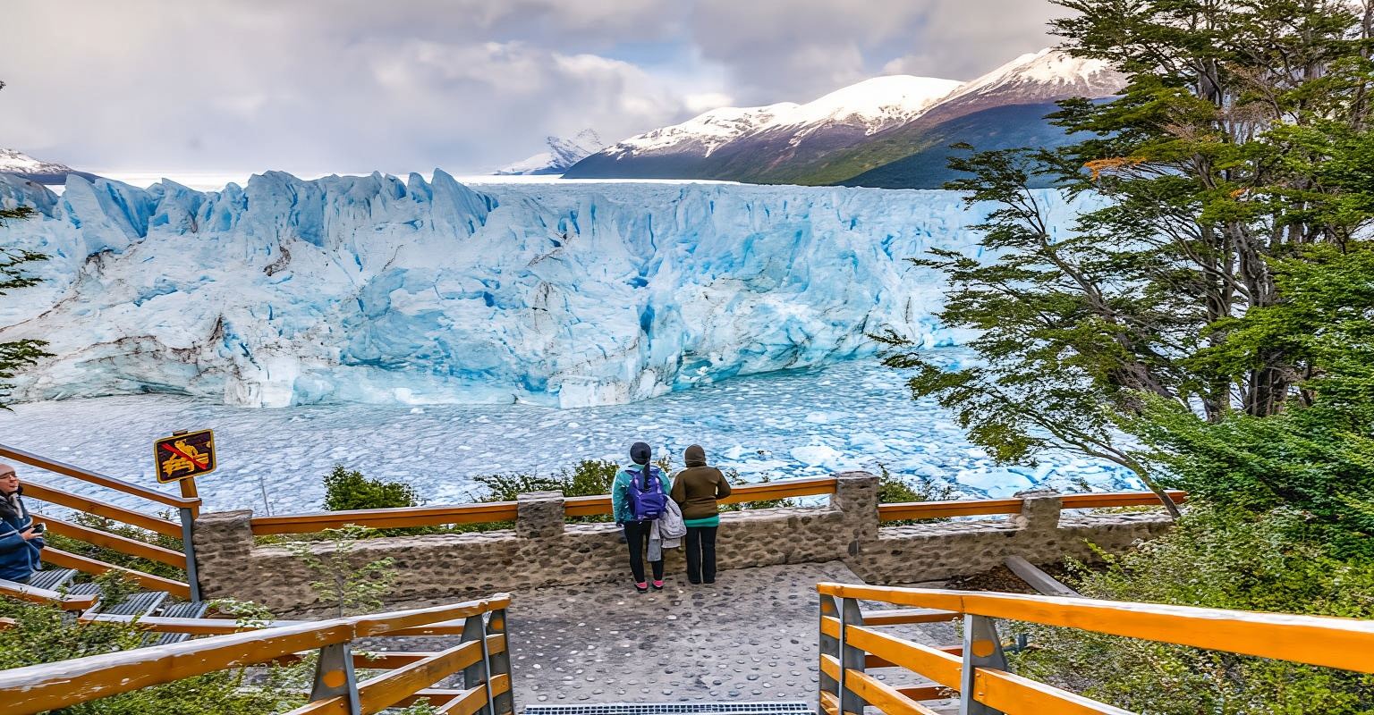 El Calafate, Argentina Departure - Moreno Glacier Boardwalk Walk and Glacier Viewing Tour