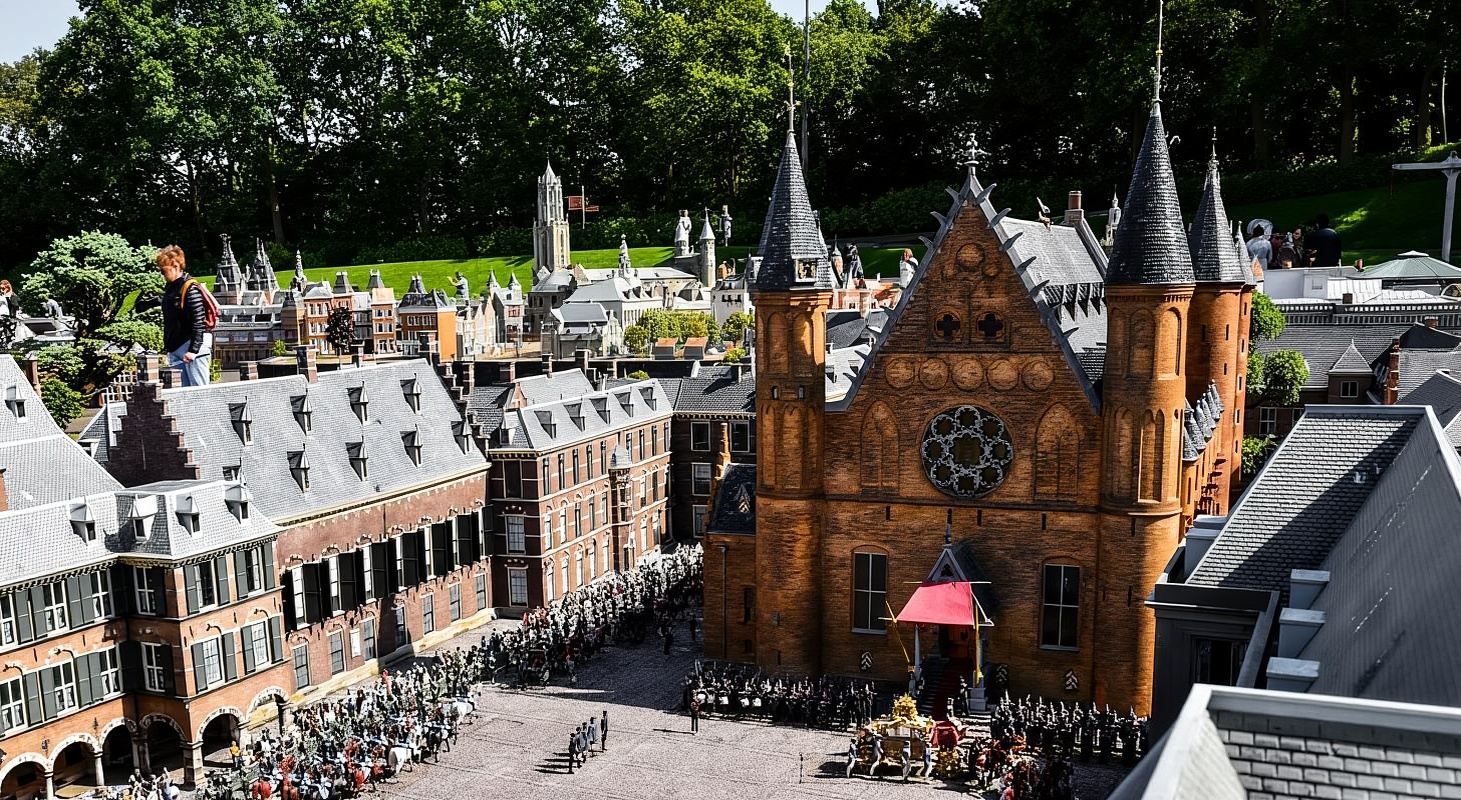 Madurodam + Inner Court & Hall Of The Knights + Scheveningen strand in The Hague, Netherlands
