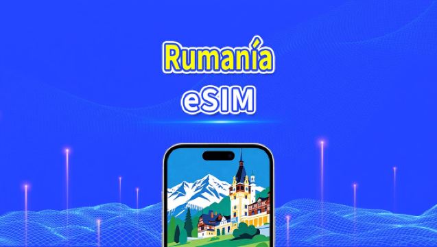 eSIM de Rumanía | 5G/4G | Datos de alta velocidad | 24 horas | 1-30 días | Código QR