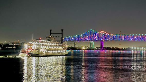 New Orleans: Chuyến Du Thuyền Jazz Buổi Tối Trên Tàu Hơi Nước + Bữa Tối Không Bắt Buộc