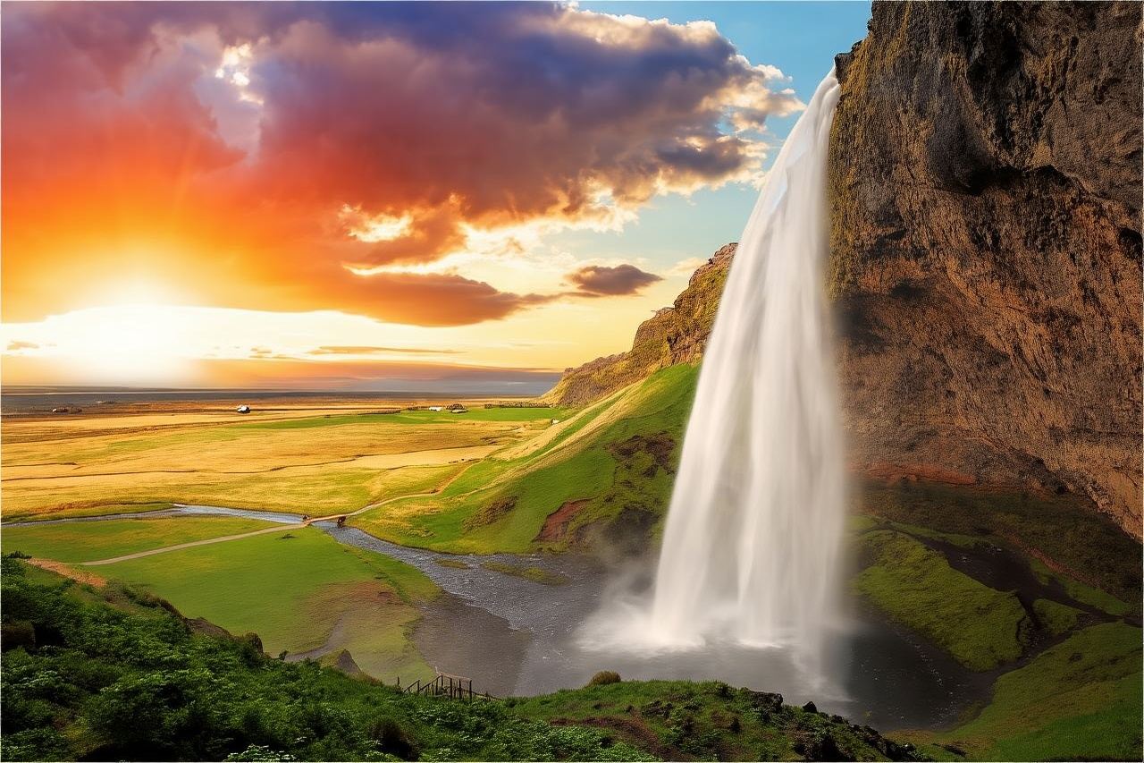 アイスランド南岸ワンデーツアー【中国語/英語ガイド付き+レイキャビック往復+カトラ氷洞オプション可】