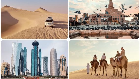 Doha: Combo City Tour & Desert Safari with Pickup drop-off