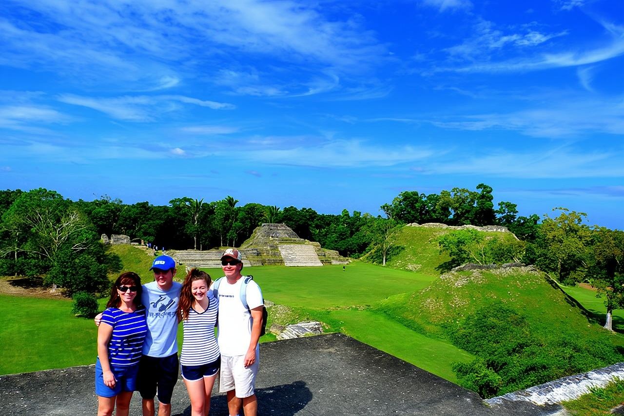 Privates Altun Ha Maya-Ruinen- und Höhlen-Tubing-Abenteuer ab Belize City