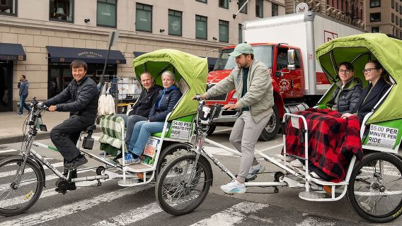 Central Park Pedicab Tour ( starting - Natural History Museum )