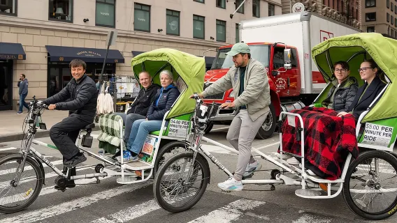 Tour en pedicab por Central Park (salida - Museo de Historia Natural)