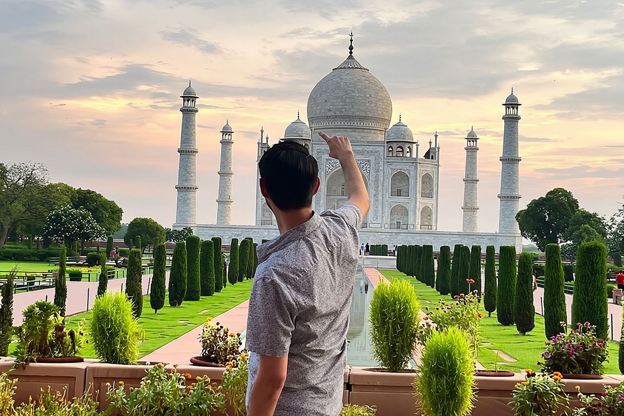 Tour privato all inclusive del Taj Mahal da Delhi in auto