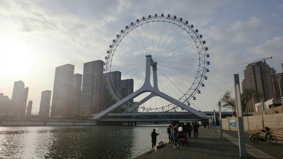 天津之眼摩天輪+古文化街+意風區+瓷房子+五大道 包車一日遊