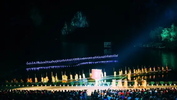 【桂林《印象劉三姐》山水實景演出門票】廣西桂林山水實景演出/多席位可選/快速出票(全程 70 分鐘震撼演出)
