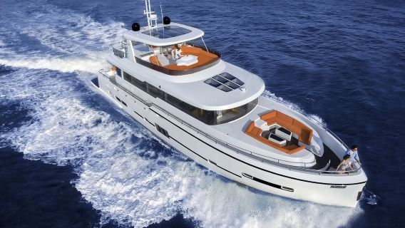 【青島遊艇出海】青島奧帆中心76英尺遊艇租賃出海+帶飛橋+水果飲料+遊艇自駕體驗包船出海