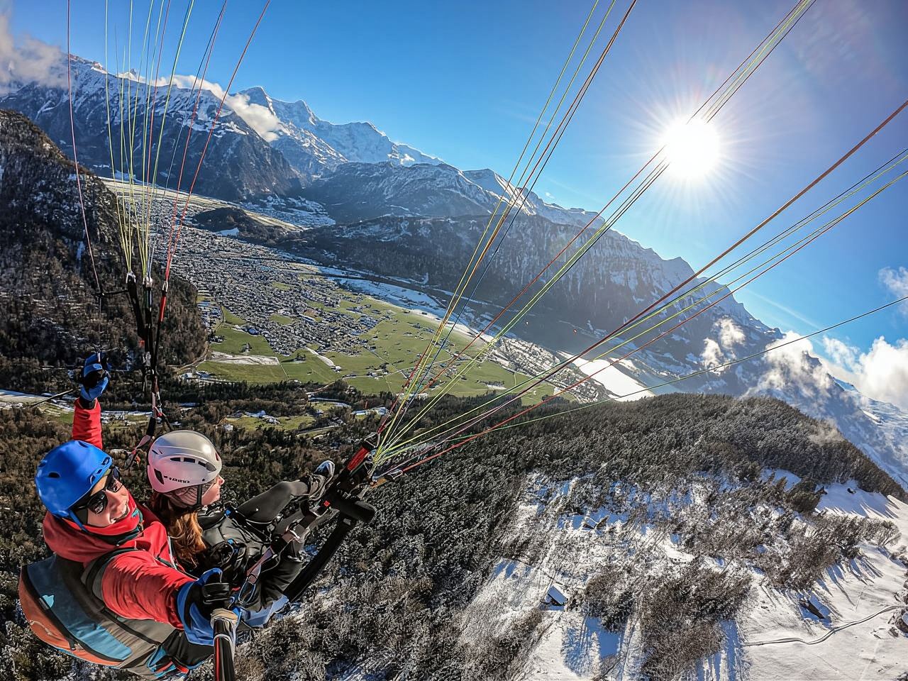 Interlaken: Tandem Paragliding Flight with Pilot