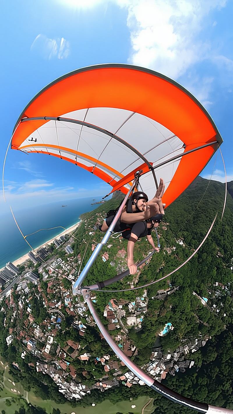 ริโอเดอจาเนโร: เที่ยวบินแฮงไกลดิ้งหรือพาราไกลดิ้ง