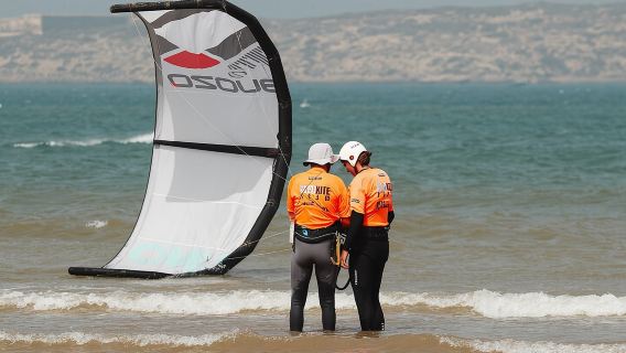 Kitesurf equipment rental at Bleukite Essaouira