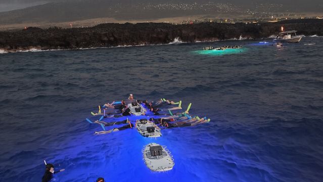 แสงเรืองรองแห่งท้องทะเลลึก: ดำน้ำตื้นยามค่ำคืนกับปลากระเบนแมนตา