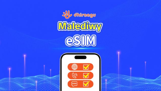 Malediwy Dhiraagu 5G eSIM | Pakiet danych | Połączenia + numer lokalny | Wybór 10-30 dni | Rozliczenie w dniach kalendarzowych | Kod QR