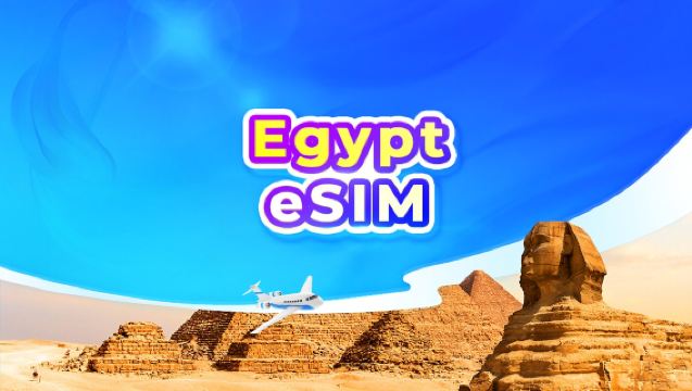 Egypt 5G eSIM | Daily package/data package | 24-hr billing | QR code