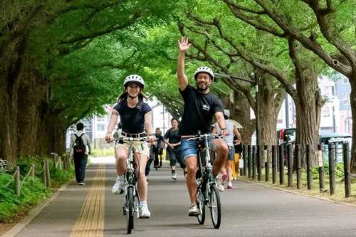 宿・ホテル発着の3時間プライベート東京E-Bikeツアー