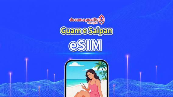 Saipan e Guam eSIM Docomo Pacific rete locale 5G | Pacchetto giornaliero / Pacchetto dati | 3–8 giorni | Fatturazione ogni 24 ore | QR Code