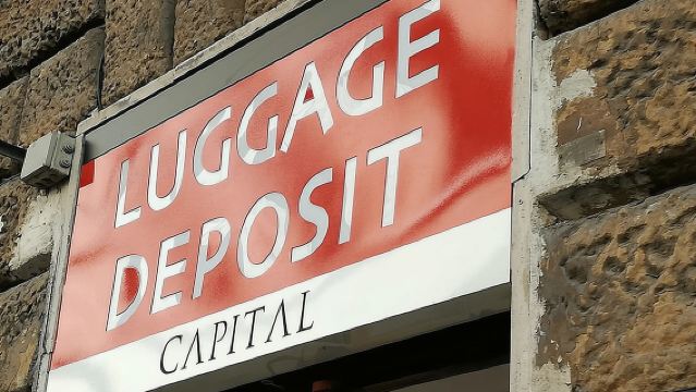 บริการรับฝากสัมภาระสถานีรถไฟโรมเทอร์มินี