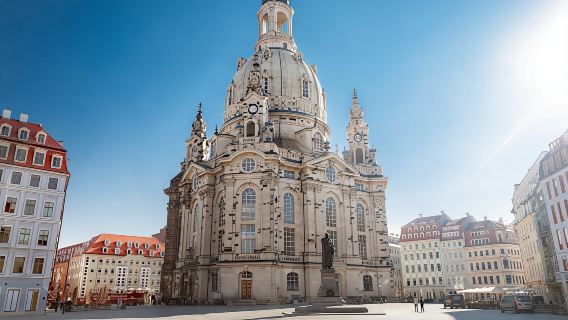 Stadtrundgang durch Dresden mit Innenbesichtigung der Frauenkirche und des Zwingers