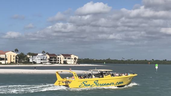 Sea Screamer speedboat ride at Clearwater Beach