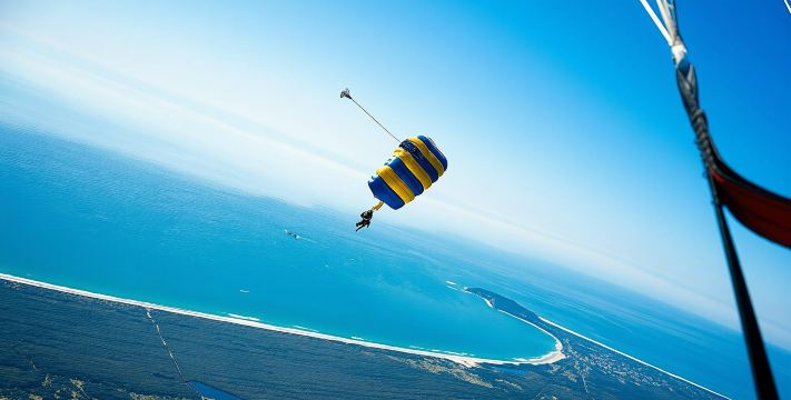 15,000 Ft Skydiving in Bayron Bay Available in Weekend