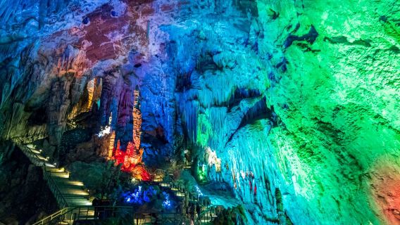 Chongqing + Wujiang Gallery Observation Deck + Furong Cave + Furong River Private one-day tour