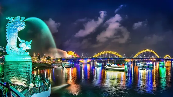 Nighttime Boat Cruise along the Han River