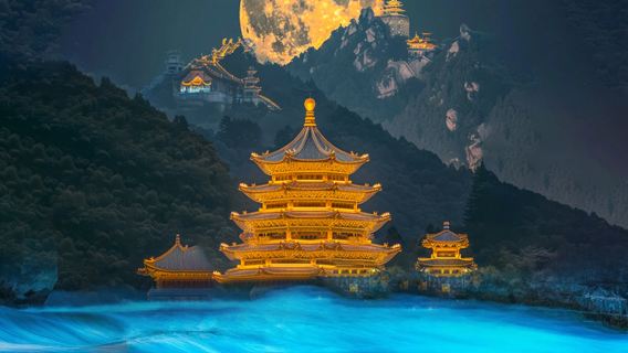 含門票丨青城山+都江堰藍眼淚奔馳8人團贈景區紀念鈔川劇演出