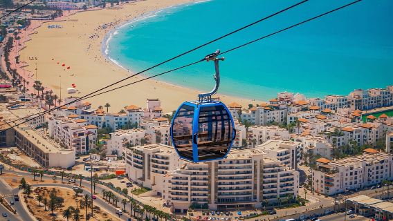 Agadir: Vé cáp treo và tour tham quan thành phố có hướng dẫn viên